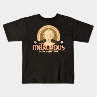 Metropolis Revived: Tribute to Fritz Lang's Cinematic Masterpiece Kids T-Shirt